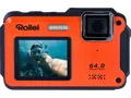 Produktbild: ROLLEI Sportsline 64 Selfie Unterwasserkamera Orange, k.A. opt. Zoom, 2.8 cm Rückseite, 2 Vorderseite