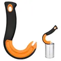 Produktbild: Dosenöffner, J förmig Küchenhelfer, Ring Pull GlasÖffner, Konserven Öffner, Haken Dosenöffner, Glasöffner Deckelöffner Flaschenöffner Leicht zu öffnen für Dosen mit Verschlussringen（1 Stück）