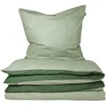 Produktbild: Schiesser Bettwäscheset Doubleface - Renforcé - 2-teilig - 135 x 200 cm - Grün