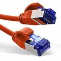 Produktbild: InLine® Patchkabel Slim, Cat.6A, S/FTP, TPE (LSZH) flexibel, PoE, rot, 30 m