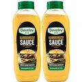 Produktbild: Develey - 2er Set Original Hamburger Sauce mit feinen Gurken- und Zwiebelstückchen 875 ml - Würzig cremige Hamburgersoße - Soße geeignet für Burger, Sandwich und Gegrilltem - (Classic Burgersauce)