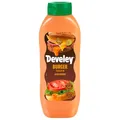 Produktbild: Develey Burger Sauce – 875 ml Flasche – Vegane Burgersauce mit feinen Gemüsestückchen – Würzig-cremige Sauce für Burger, Sandwiches, Pommes, Bowls & Grillgerichte – Ohne Geschmacksverstärker