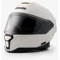 Produktbild: Blauer FF-01 Monocolor Helm, weiss, Größe L für Männer