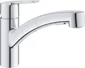 Produktbild: GROHE QuickFix Start 30531001 Küchenarmatur mit ausziehbarem Auslauf, 2 Strahlar