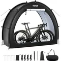 Produktbild: VEVOR Fahrradzelt, für 1 bis 2 Fahrräder, mit hochfestem Fiberglas und Doppelreißverschluss, 1706x2011x792 mm