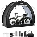 Produktbild: Vevor Fahrradzelt, 1 Bis 2 Fahrräder, Geräumige Fahhrradgarage Mit Belüftetem Fenster, Fächerförmige Fahrradschuppe Mit Hochfestem Fiberglas & Doppelreißverschlüssen, 1706x2011x792 Mm