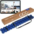 Produktbild: SPINEFITTER by SISSEL® Blau | Massagegerät für Rücken & Balance | Rückentrainer löst Verspannungen & Blockaden | Ideal zu Pilates und Yoga | Zur Entspannung der Wirbelsäule | Für Zuhause & Praxis