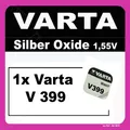 Produktbild: 1x V399 Uhren-Batterie Knopfzelle SR57 SR927 AG7 VARTA Neu