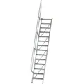 Produktbild: MUNK Treppe 60°  inkl. einen Handlauf, 600mm Stufenbreite, 14 Stufen