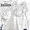 Produktbild: färbepuzzle Frozen junior 42 cm lila/blau 42 Teile