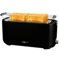 Produktbild: Clatronic Toaster TA 3802BK, 1400 W, Schwarz, 4 Scheiben