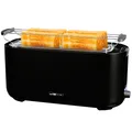 Produktbild: Clatronic 4 Scheiben-Langschlitztoaster TA 3802 schwarz, Cool-Touch-Gehäuse, NEU