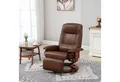 Produktbild: HOMCOM Relaxsessel mit Liegefunktion, Fußstütze, Drehbar (Liegesessel, 1-St., Fernsehsessel), für Wohnzimmer, Büro, Braun