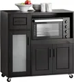 Produktbild: SoBuy FSB78-SCH Servierwagen Sideboard Küchenwagen Mikrowellenschrank Küchenschrank Rollwagen