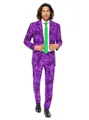Produktbild: Opposuits Partyanzug The Joker Kostüm Anzug - für Karneval Halloween, Why so serious? Zeig Deine crazy Seite mit diesem Herrenanzug!