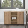 Produktbild: Sideboard Artisan-Eiche 100 x 35 x 70 cm Holzwerkstoff
