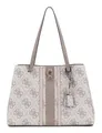 Produktbild: GUESS Schultertasche Erenia Tote Bag Dark Taupe Logo