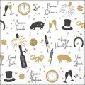 Produktbild: Servietten Papierservietten 20Stk Ambiente Silvester New Year Party Feiern