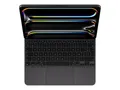 Produktbild: Apple Magic Keyboard - Tastatur und Foliohülle - mit Trackpad - hinterleuchtet - Apple Smart connector - AZERTY - Französisch - Schwarz - für 13-inch iPad Pro (M4)