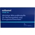 Produktbild: Orthomol Vital m für Männer - bei Müdigkeit - mit B-Vitaminen, Omega-3-Fettsäuren und Magnesium - Orangen-Geschmack - Trinkampullen/Kapseln, 7 ...