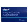Produktbild: Orthomol Vital m für Männer - bei Müdigkeit - mit B-Vitaminen, Omega-3-Fettsäuren und Magnesium - Trinkampullen/Kapseln à 7 x Tagesportionen - Orangen-Geschmack