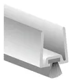 Produktbild: Ellen Glastürprofil GDP mit weiche PP-bürste Alu silber, L2250, TS 8 - 4601601