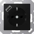 Produktbild: JUNG SCHUKO Steckdose A1520-18ASWM | USB Typ A | Unterputz | Schnellladefunktion | graphitschwarz matt