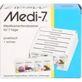 Produktbild: Medi-7 Medikamentendosierer für 7 Tage Tablettenbox, 1 St. Behältnis