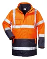 Produktbild: Safestyle Warnparka Travis Größe XXL orange / marine - 23549/2XL