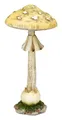 Produktbild: Figuren Shop GmbH Gartenfigur Gartenfigur Fliegenpilz – Wetterbeständige Pilz Statue 24 cm Dekofigur