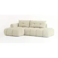 Produktbild: Masseno Ecksofa, Creme, Holz, 4-Sitzer, L-Form,L-Form, 274x165 cm, Wohnzimmer, Sofas & Couches, Wohnlandschaften, Ecksofas