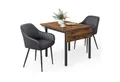 Produktbild: VASAGLE Essgruppe, Esstisch + zwei Stühle, vielfältige Kombinationsmöglichkeiten