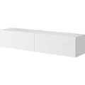 Produktbild: Selsey TV-Hängeboard Veldio mit Lamellenfront 140 cm Weiß