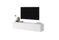 Produktbild: Selsey TV-Schrank VELDIO Kompaktes Hängeboard geriffelt, Push-to-Open, 140x30 cm, Matt