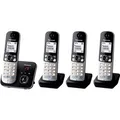 Produktbild: PAN KX-TG6824GB - DECT-Telefon, mit Anrufbeantworter, 4 Handsets