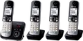 Produktbild: PAN KX-TG6824GB - DECT-Telefon, mit Anrufbeantworter, 4 Handsets