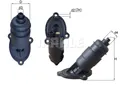 Produktbild: MAHLE HX 155 Hydraulikfilter, Automatikgetriebe für AUDI A7 Sportback (4GA, 4GF)