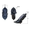 Produktbild: 1x Hydraulikfilter, Automatikgetriebe MAHLE HX 155 passend für AUDI VW CUPRA