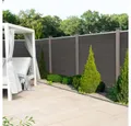 Produktbild: HOME DELUXE Sichtschutzelement WPC Sichtschutzzaun CALLADO - 170 x 2 x 180 cm, Zwei verschiedene Dekore, Sichtschutz Stecksystem, Zaun