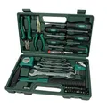 Produktbild: BRÜDER MANNESMANN Werkzeugsatz, Metall, bestückt, 47-teilig - gruen