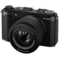Produktbild: Fujifilm X-M5 Schwarz + XC15-45MM F3.5-5.6 OIS, offizielle Fujifilm-Garantie für