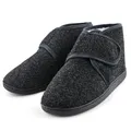 Produktbild: Warm Hausschuhe Herren Winter Kunststoffe Lammfell Diabetiker Hausschuhe Brei...