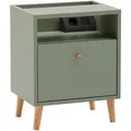 Produktbild: Tchibo - Nachttisch »Bjarne« mit Ladefunktion - 40,2x32,7x50cm - braun -