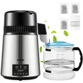 Produktbild: VEVOR Wasserdestillierer Destilliergerät 1L/h Wasserdestilliergerät Silber