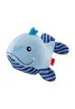 Produktbild: SIGIKID 41172 Rassel Wal Red Stars Mädchen und Jungen Babyspielzeug empfohlen ab Geburt blau