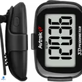 Produktbild: Schrittzähler Fitness Tracker Pedometer 3D Clip Schwarz Senioren 99 Schritte