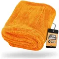 Produktbild: Nuke Guys Microfaser Auto Trockentuch - Gamma Dryer S bis XXL Mikrofasertuch (Microfaser, 50x80 cm, 1-tlg., Gamma Dryer XXL - Orange - 50x80cm 1400GSM) orange 50 cm x 80 cm