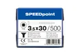 Produktbild: SPAX Schraube ABC SPEEDpoint Senkkopf T15 Teilgewinde Schabenut A2J 3,5x30mm (500)
