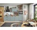 Produktbild: PICCANTE Plus Küchenzeile ohne Geräte Marlena 250 cm fjördgrün matt vormontiert