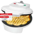 Produktbild: Clatronic Waffelautomat WA 3491 weiß, Backflächen ca. Ø 18 cm, NEU
